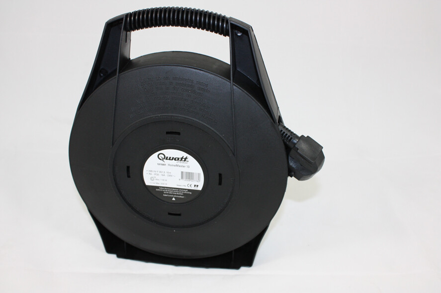 Meister Kabelhaspel H05VV-F3G1,5, IP20-25 m kabel - thermische beveiligingsschakelaar - indoor/kabelrol met 4 Schuko-stopcontacten, kabelbox met verlengkabel, kabelroller met zwengel / 7435840 Meister Kabelhaspel H05VV-F3G1,5, IP20-25 m kabel - thermische beveiligingsschakelaar - indoor/kabelrol met 4 Schuko-stopcontacten, kabelbox met verlengkabel, kabelroller met zwengel / 7435840